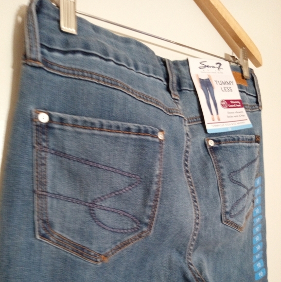 Seven tummyless highrise skinny jeans women's size 10 NWT - Picture 7 of 9
